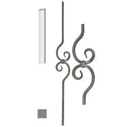 Tyč 12x12mm, 110x1000mm Tyč 12x12mm, 110x1000mm